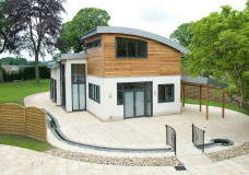 Fantastic curved roof and curved windows self build off Unthank road in Norwich